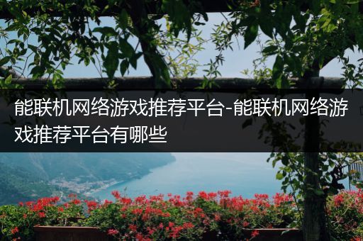 能联机网络游戏推荐平台-能联机网络游戏推荐平台有哪些