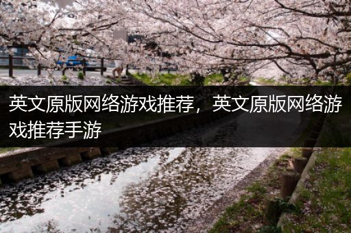 英文原版网络游戏推荐，英文原版网络游戏推荐手游