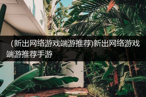 （新出网络游戏端游推荐)新出网络游戏端游推荐手游