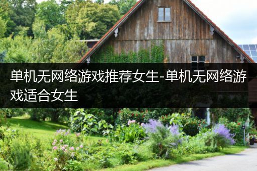 单机无网络游戏推荐女生-单机无网络游戏适合女生