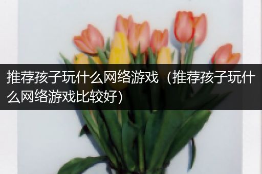 推荐孩子玩什么网络游戏（推荐孩子玩什么网络游戏比较好）