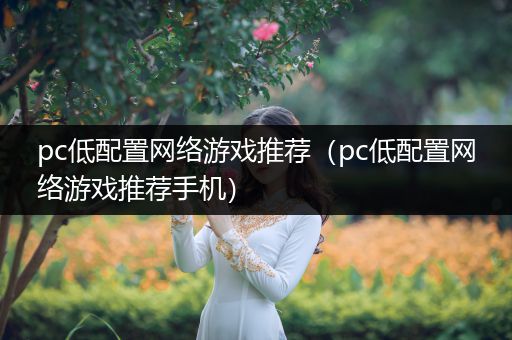 pc低配置网络游戏推荐（pc低配置网络游戏推荐手机）