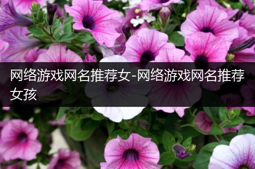 网络游戏网名推荐女-网络游戏网名推荐女孩