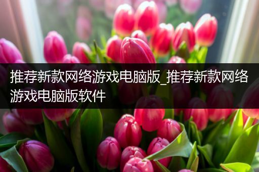 推荐新款网络游戏电脑版_推荐新款网络游戏电脑版软件