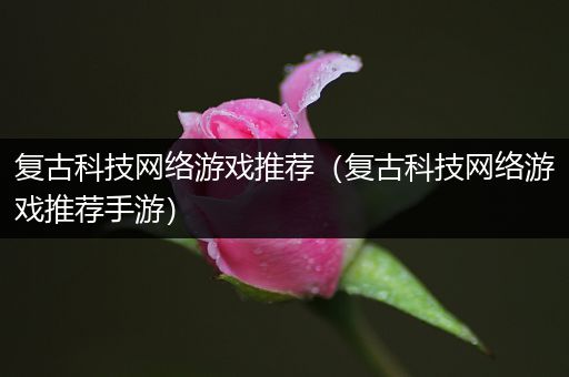 复古科技网络游戏推荐（复古科技网络游戏推荐手游）