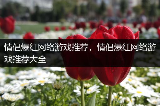 情侣爆红网络游戏推荐，情侣爆红网络游戏推荐大全