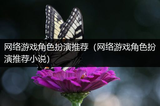 网络游戏角色扮演推荐（网络游戏角色扮演推荐小说）