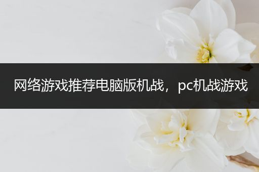 网络游戏推荐电脑版机战，pc机战游戏