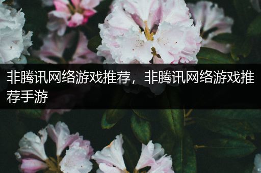 非腾讯网络游戏推荐，非腾讯网络游戏推荐手游