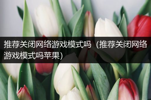 推荐关闭网络游戏模式吗（推荐关闭网络游戏模式吗苹果）