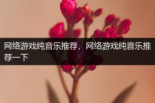 网络游戏纯音乐推荐，网络游戏纯音乐推荐一下