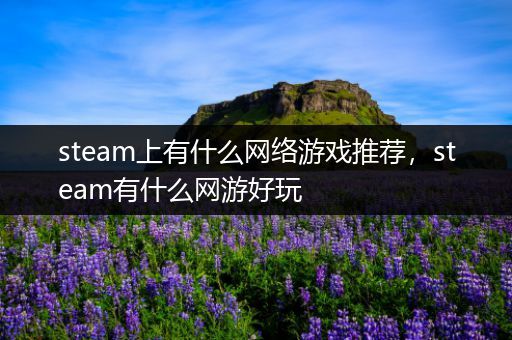 steam上有什么网络游戏推荐，steam有什么网游好玩