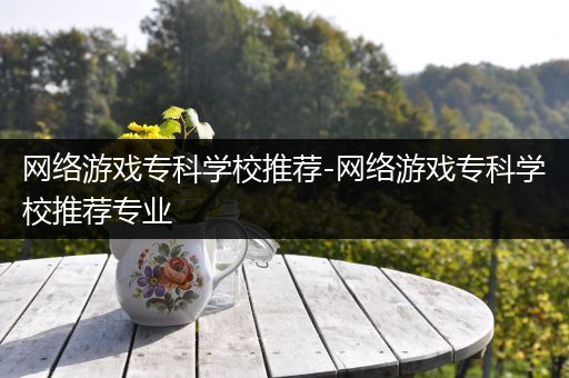 网络游戏专科学校推荐-网络游戏专科学校推荐专业