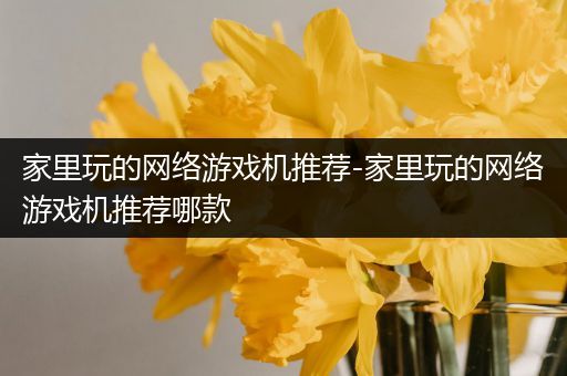 家里玩的网络游戏机推荐-家里玩的网络游戏机推荐哪款