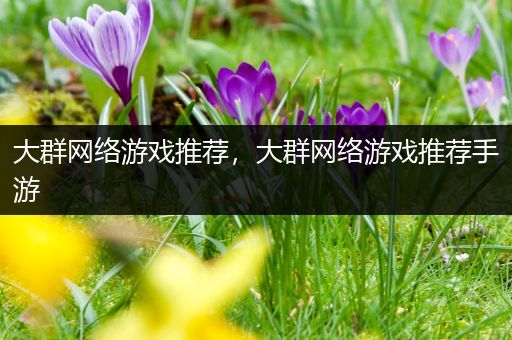 大群网络游戏推荐，大群网络游戏推荐手游