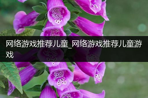 网络游戏推荐儿童_网络游戏推荐儿童游戏