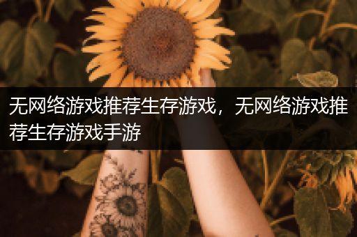 无网络游戏推荐生存游戏，无网络游戏推荐生存游戏手游