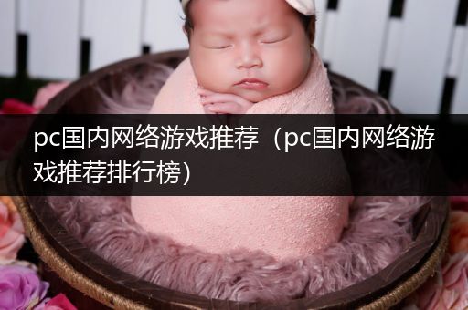 pc国内网络游戏推荐（pc国内网络游戏推荐排行榜）