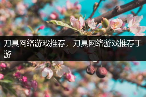 刀具网络游戏推荐，刀具网络游戏推荐手游