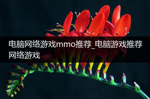 电脑网络游戏mmo推荐_电脑游戏推荐网络游戏