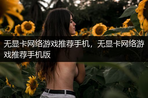 无显卡网络游戏推荐手机，无显卡网络游戏推荐手机版