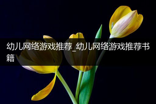 幼儿网络游戏推荐_幼儿网络游戏推荐书籍