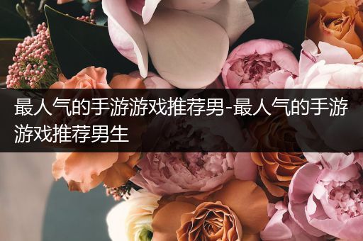 最人气的手游游戏推荐男-最人气的手游游戏推荐男生