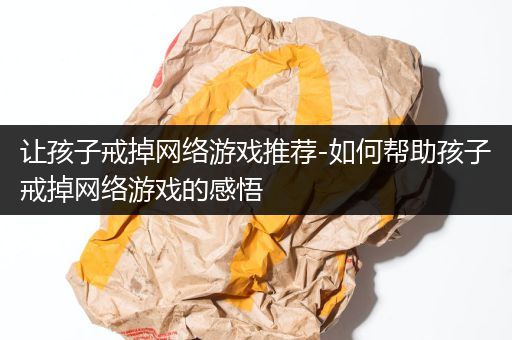 让孩子戒掉网络游戏推荐-如何帮助孩子戒掉网络游戏的感悟