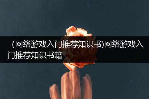 （网络游戏入门推荐知识书)网络游戏入门推荐知识书籍