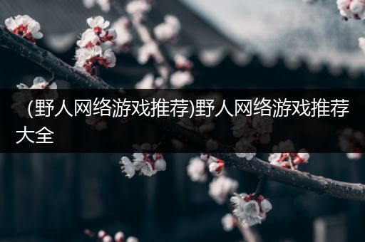 （野人网络游戏推荐)野人网络游戏推荐大全