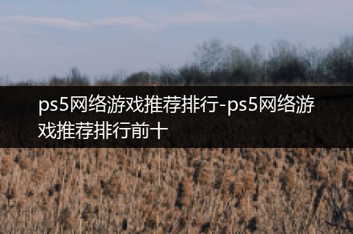 ps5网络游戏推荐排行-ps5网络游戏推荐排行前十