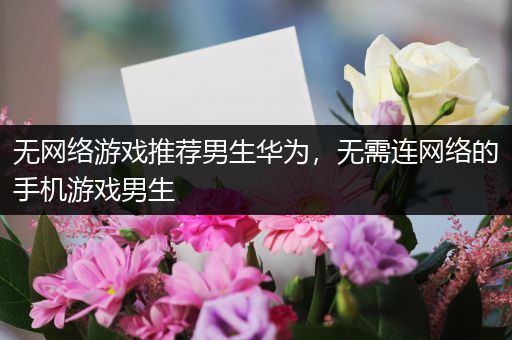 无网络游戏推荐男生华为，无需连网络的手机游戏男生