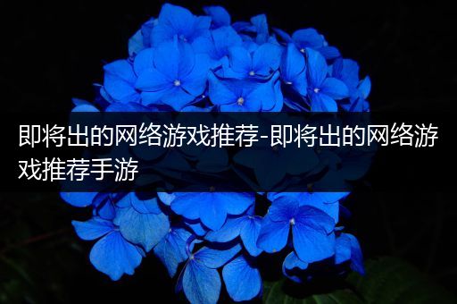 即将出的网络游戏推荐-即将出的网络游戏推荐手游