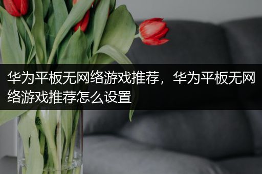 华为平板无网络游戏推荐，华为平板无网络游戏推荐怎么设置