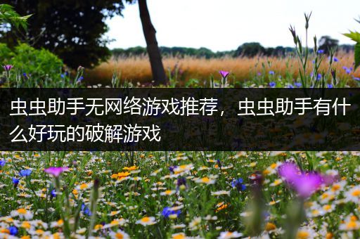 虫虫助手无网络游戏推荐，虫虫助手有什么好玩的破解游戏