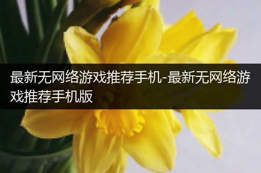 最新无网络游戏推荐手机-最新无网络游戏推荐手机版