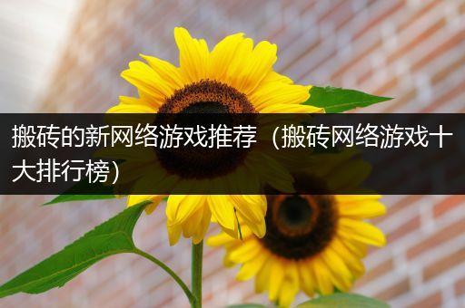 搬砖的新网络游戏推荐（搬砖网络游戏十大排行榜）