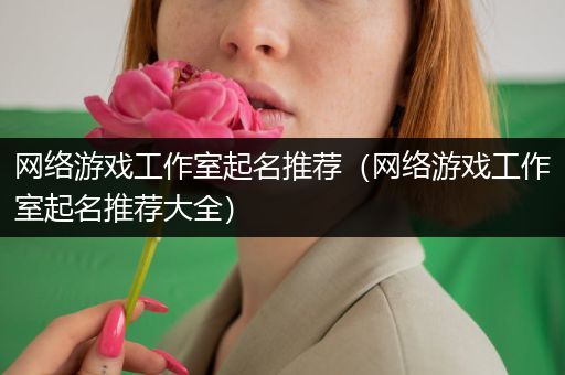 网络游戏工作室起名推荐（网络游戏工作室起名推荐大全）