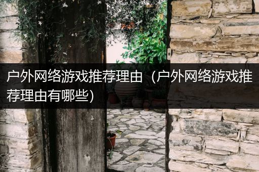 户外网络游戏推荐理由（户外网络游戏推荐理由有哪些）