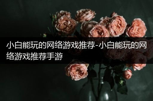 小白能玩的网络游戏推荐-小白能玩的网络游戏推荐手游