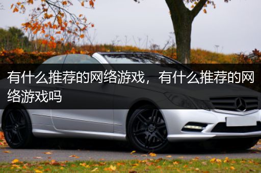 有什么推荐的网络游戏，有什么推荐的网络游戏吗