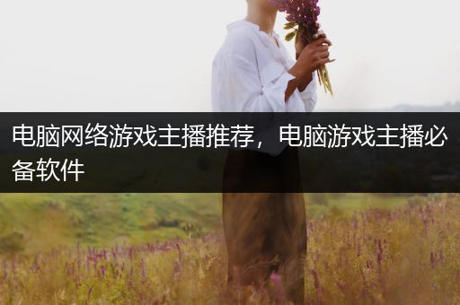 电脑网络游戏主播推荐，电脑游戏主播必备软件