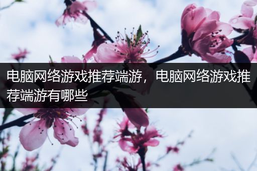 电脑网络游戏推荐端游，电脑网络游戏推荐端游有哪些