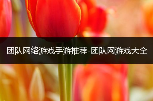 团队网络游戏手游推荐-团队网游戏大全