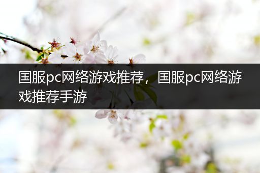 国服pc网络游戏推荐，国服pc网络游戏推荐手游