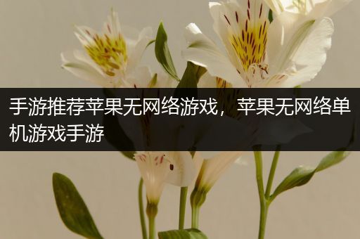 手游推荐苹果无网络游戏，苹果无网络单机游戏手游