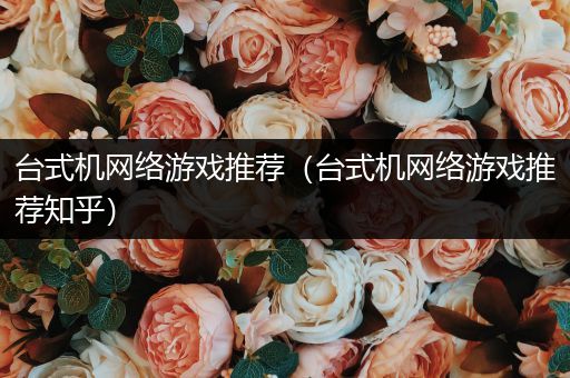 台式机网络游戏推荐（台式机网络游戏推荐知乎）