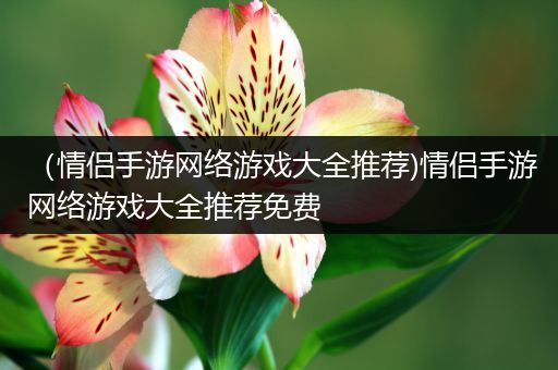 （情侣手游网络游戏大全推荐)情侣手游网络游戏大全推荐免费