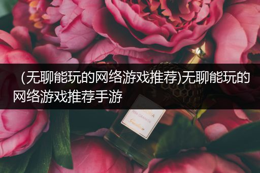 （无聊能玩的网络游戏推荐)无聊能玩的网络游戏推荐手游