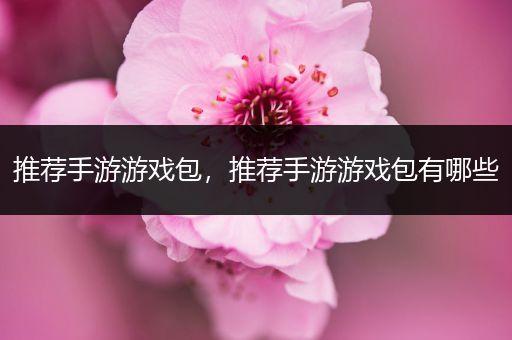 推荐手游游戏包，推荐手游游戏包有哪些